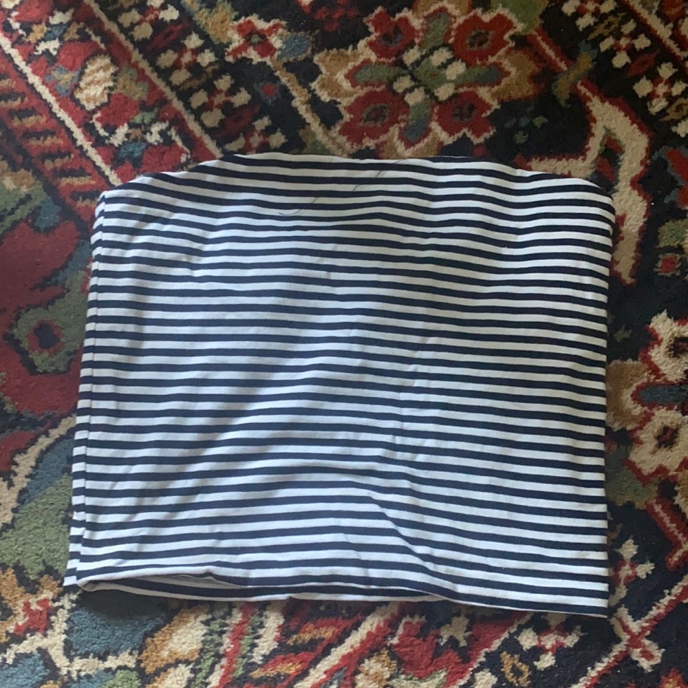 Pacsun back and white striped tube top